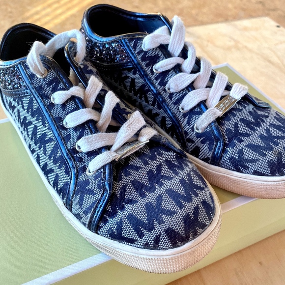 michael kors navy sneakers
